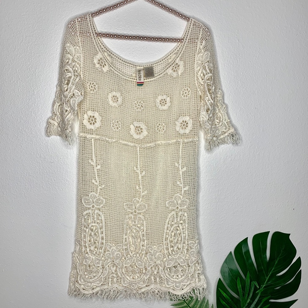 Boho beach cover up